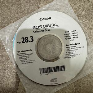 Canon EOS DIGITAL Solution Disk Ver.28.3送料無料