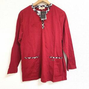 ダックス DAKS Tシャツ 長袖 新品 赤 Mサイズ 868562