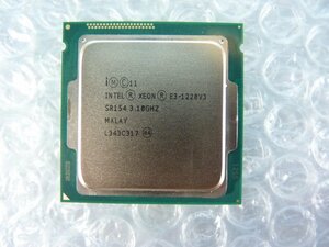 1NPX // Intel Xeon E3-1220 V3 3.1GHz SR154 Quad(4)-Core Haswell LGA1150 C0 Socket1150 MALAY //NEC Express5800/GT110f-S 取外//在庫5