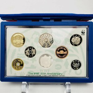 1円~ WWF設立50周年 日本 イギリス 2011年 プルーフ貨幣セット 額面666円+50p 銀約15.2g 記念硬貨 メダル PT2011w