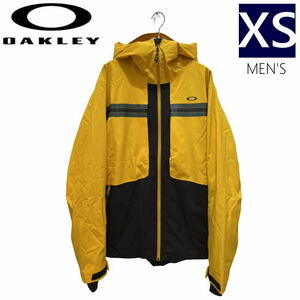 ● OAKLEY TC REDUCT EARTH SHELL JKT AMBER YELLOW HUNTER GREEN XSサイズ メンズ スノーボード スキー ジャケット 23-24 日本正規品