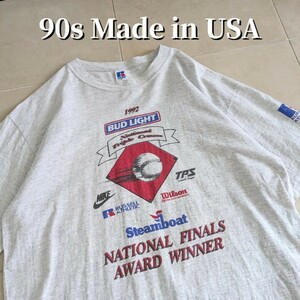 90s USA製　RUSSELL NATIONAL FINALS AWARD WINNER Tシャツ シングルステッチ　XL