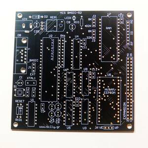 MCS 52 Basic 基板 黒色 Atmel 89C52 マイコン 8052 CPU PCB ボード 8051 eatya