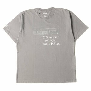 NEIGHBORHOOD ネイバーフッド Tシャツ サイズ:M 22SS ボックスロゴ クルーネック 半袖 Tシャツ NH-14 / C-TEE. SS チャコール トップス
