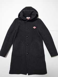 ■0120■ダントン DANTON ウールモックロングコート 36 JD-8457 定価 25520円 ●