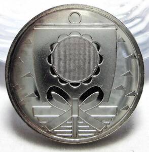 日本 純銀メダル 造幣局製 敬老貨幣セット ミントセットノベリティ 銀貨 21.97mm 5.39g　＜管理番号021＞