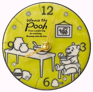 リズム時計制　ディズニー　プーさん　Winnie the Pooh　掛け置き時計　 ZC942MC33　定価20,000円