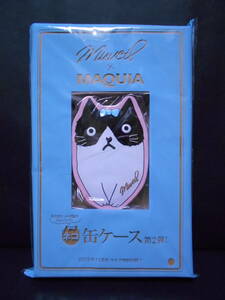 :【新品!!】 ミュベール MUVEIL ネコ 缶 ケース ピルケース 小物入れ 猫 ねこ MAQUIA マキア 2013年 11月号 付録 非売品