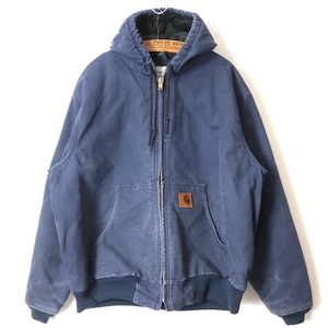 Carhartt■ダックアクティブジャケット ブルー ナス紺/XL 376-20 カーハート