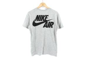 THE NIKE TEE NIKE AIR S/S ポケットTシャツ S 杢グレー 灰色 バックプリント 半袖 ポケT AUTHENTIC CUT ナイキ