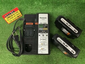 【中古品】Panasonic(パナソニック) 14.4v3.0Ah電池+充電器セット EZ9L40x2 EZ0L80 / IT7NKUM7SXT4