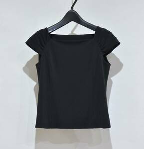 未使用 FOXEY NEW YORK フォクシー Luelle Top トップス 38 ブラック Y-29193B