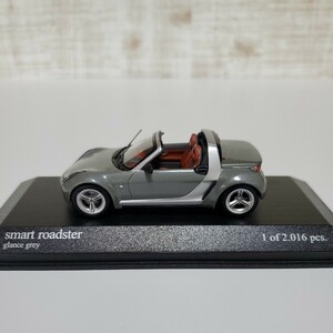 1/43 ミニチャンプス MINICHAMPS ミニカー/smart roadster 2003 glance grey/スマート ロードスター グレーメタリック