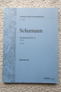 Schumann Symphonie Nr. 4 d-moll op. 120 (Breitkopf & Hartel) herausgegeben von/edited by Joachim Draheim 洋書