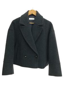 SACRA/LAMBWOOL MELTON JACKET/38/ウール/グレー/123502011