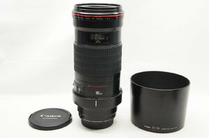 【アルプスカメラ】Canon キヤノン EF 180mm F3.5L MACRO USM 単焦点レンズ フード付 230604a