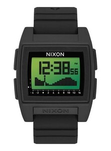 ニクソン NIXON 腕時計 送料無料 ザ・ベースタイド プロ ブラック/グリーンポジティブ A1212-3327-00 マリンスポーツ 100M防水 男女