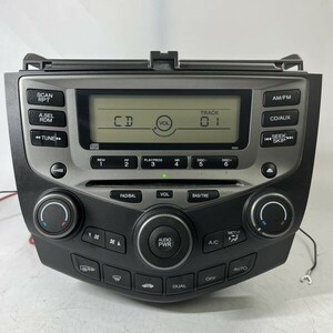 純正 HONDA ホンダ UA-CL7 アコード オーディオ 39050-SEA-9130-M1 エアコンパネル AUX CD FM AM 社内REF:S240311-100