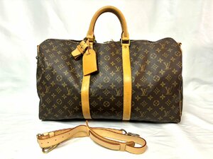 ☆☆LOUIS VUITTON ルイヴィトン モノグラム キーポルバンドリエール50 M41416 ボストンバッグ ブラウン