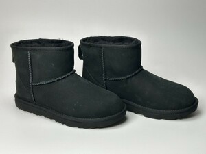 新品 ug1303 訳あり品 アグ キッズ クラシック ミニ II 23.5cm US5Kids 女性用兼子供用 ブラック UGG KIDS CLASSIC MINI 2 1017715K