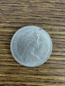 【TH0425】イギリス 10ニューペンス 1970年 海外銭 外国古銭 外貨 アンティーク コレクション 白銅貨 NEW PENCE エリザベス