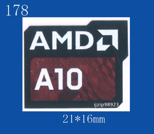 即決178【 AMD E10 】エンブレムシール追加同梱発送OK■ 条件付き送料無料 未使用