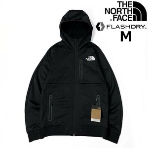 1円～!売切!【正規新品】THE NORTH FACE◆PIONEER PEAK FULLZIP HOODIE トラックジャケット パーカー US限定 速乾 裏起毛(M)黒 180915-45