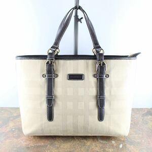 BURBERRY CHECK PATTERNED TOTE BAG/バーバリーチェック柄トートバッグ