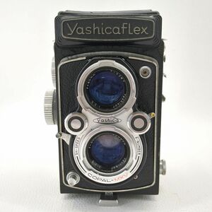 ジャンク　現状品　ヤシカ　二眼レフカメラ　YASHICAFLEX　80mm　F3.5　ケース　YASHICA　◆3111/藤枝インター店