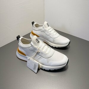 ブルネロクチネリ　BRUNELLO CUCINELLI メンズ　スニーカー　ランニング　テニス　靴　シューズ　通気性　39-44　サイズ選択可能　4340