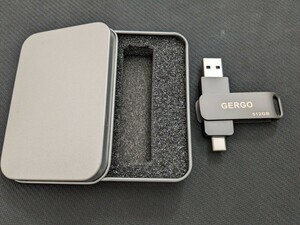 0603u0924　GERGO USBメモリ 512GB 2in1 USB3.0＆Type-C 