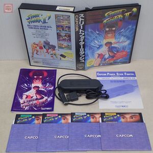 1円〜 X68000 5インチFD ストリートファイターIIダッシュ カプコン STREET FIGHTER II´ CAPCOM 取説・CPSFアダプタ付【20