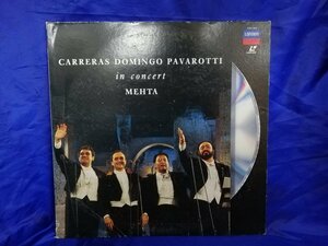 ■3点以上で送料無料!! LD/レーザーディスク/3大テノール 世紀の競演/CARRERAS DOMINGO/MEHTA 他 260LP6