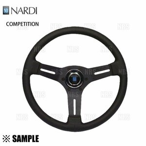 数量限定 大特価 正規品 NARDI ナルディ コンペティション　330mm　 パンチングレザー＆ブラックスポーク　(N081