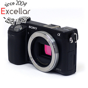 【中古】SONY デジタル一眼α ボディ NEX-6-B 液晶画面いたみ [管理:1050022722]