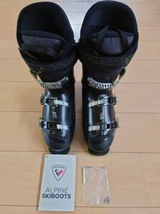 送料無料 ROSSIGNOL ロシニョール スキー ブーツ メンズ エヴォ EVO 70 BK/KH 黒 27.5 2023-2024モデル バックルブーツ スキー靴