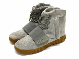 【E344】ほぼ未使用 adidas/アディダス Yeezy Boost 750/イージーブースト750 ハイカットスニーカー BB1840/27.5cm b