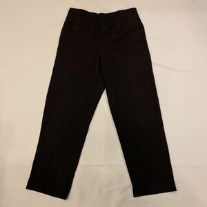 50s HAGGER WOOL SLACKS CHARCOAL ヴィンテージ ビンテージ ウールスラックス チャコール ダブル裾 アメトラ トラッド TRAD 40s