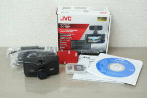 【未使用/開封済】JVC ケンウッド ドライブレコーダー GC-DR1 スーパーHD・3M 300万画素 駐車監視機能付き 一体型 3J229