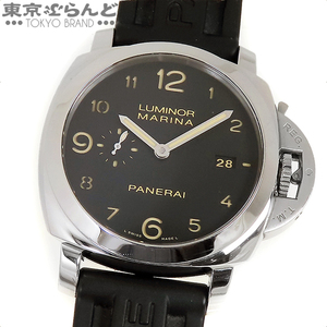 101724721 1円 パネライ ルミノールマリーナ 1950 3デイズ PAM00359 R番 ブラック SS ラバー サンドイッチ文字盤 腕時計 メンズ 自動巻