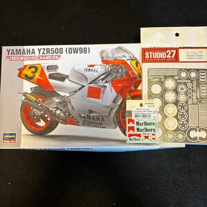 ヤマハ YZR500 （0W98） “1988 WGP500チャンピオン （1/12スケール BK3）+STUDIO27エッチングパーツ+マルボロデカール