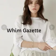 ヴィムガゼット　Whim Gazette スーピマリネンドライ天竺Tシャツ