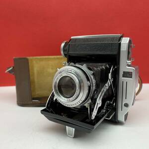 □ Pearl III iii 蛇腹カメラ フィルムカメラ KONISHIROKU 小西六 レンズ Hexar F3.5 75mm ヘキサー 動作確認済 現状品 パール
