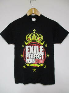 EXILE エグザイル 2008 パーフェクトイヤー Tシャツ 黒 XSサイズ