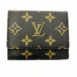 【1円スタート】LOUIS VUITTON ルイ・ヴィトン M62920 モノグラム アンヴェロップ カルト ドゥ ヴィジット ブラウン カードケース 265346