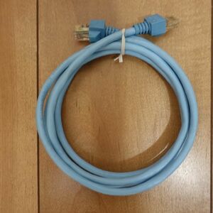 LANケーブル 水色 CAT5 1.8m