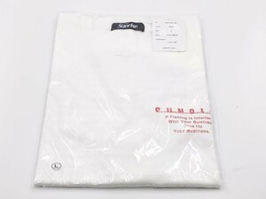 (管39046)新品 サンライズ Tシャツ Lサイズ ホワイト 21ss-001 キャップ フリーサイズ ホワイト 2点セット ウェア キャスティング 釣り