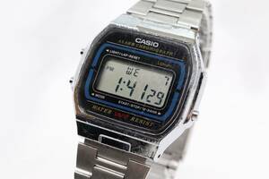 【W131-1】動作品 CASIO カシオ デジタル 腕時計 A164W メンズ【送料全国一律185円】