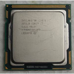 インテル INTEL Core i7 CPU SLBJG MALAY