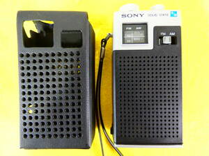 SONY ソニー TFM-4500 FM/AM トランジスタラジオ 音響機器 オーディオ @送料520円 (5)